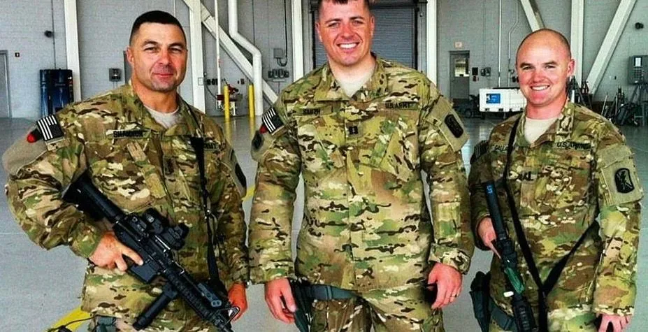 Mark Smith on deployment with the U.S. Army